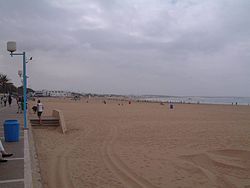 La plage d'Agadir