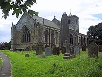 All Saints Church and Monolith, Rudston - geograph.org.uk - 501153.jpg