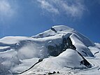 Allalinhorn von Nordosten, von Mittelallalin