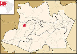 Location of the municipality inside Amazonas