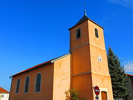 Kerk van Saint- / Sankt Martin in Amelécourt / Almerichshofen