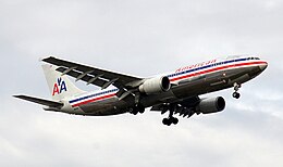 American Airlines Airbus A300-600 inbound to John F. Kennedy International Airport.jpg
