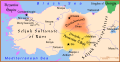 Вірменське Кілікійське царство (жовтим) у 1097