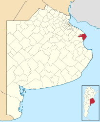 Partido di Punta Indio – Mappa
