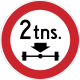 Axle weight limit