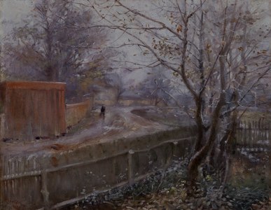 (2) Höst, Efterår ved Varberg, 1888. Samme nr. NM 4120[note 1]