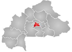 Location in Burkina Faso