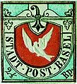 Image 6The Basel Dove stamp (from Postage stamp)