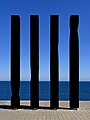 Les quatre barres de la senyera catalana by Ricardo Bofill