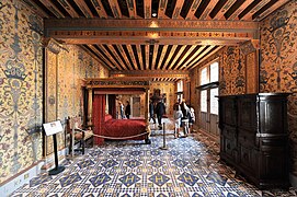 Plafond à la française. Château de Blois.