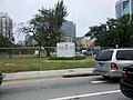 From the northeast in 2011 with empty plots where massive Brickell City Centre was built