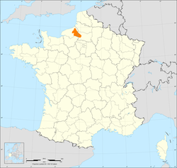布雷地區在法國的位置