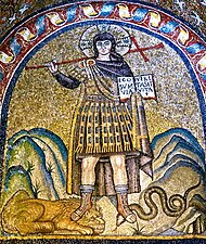 Mozaika Chrystus Wojownik