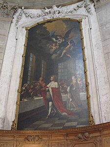 Sigebert III servant les pauvres, cathédrale de Nancy,