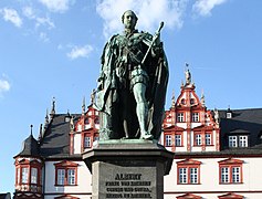 Statue von Albert von Sachsen-Coburg-Gotha in Coburg, 1865.