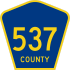 County Route 537  marker