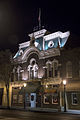 Night time view of Craigmiles Hall