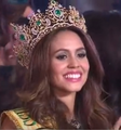 The first edition of the golden crown, as worn by Miss Grand International 2014, Lees Garcia