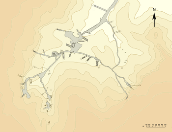 Plan de situation de la vallée des Rois.