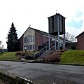 De rooms-katholieke kerk van Egestorf (1964; houten toren: 2004)