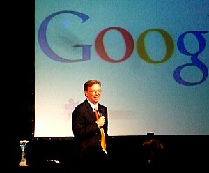 Eric Schmidt in Buenos Aires, Argentina, durin...