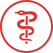 Many medical organizations use the rod of Asclepius as their logo, since it symbolizes the healing arts. This kind of sign is called pictogram[14][15] The main advantage of a pictogram is that one does not need to be able to read or to understand a particular language in order to be able to understand the information it conveys.[c]