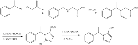 Etomidate synthesis.png