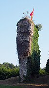 Ruine du donjon .