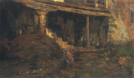 "Cour rustique", Francesco Filippini (1893)