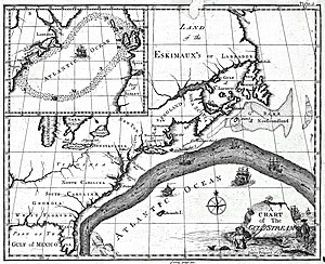 Earliest known map of the Gulf Stream