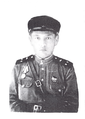 Gvardiya podpolkovnigi G. A. Adilbekov, 47-alohida tank brigadasi komandiri, o'limidan oldingi oxirgi fotosurat, 1943 yil avgust-sentyabr.