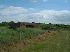 Gun Emplacement with obsevation post