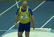 Hamza Alić erzielte in der Qualifikation 19,36 m und schied damit aus