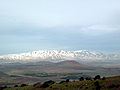 Gunung Hermon viewed daru Gunung Bental di Golan
