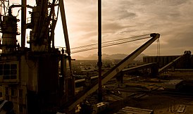 Industrial sunset at Safaga port (3417819699).jpg