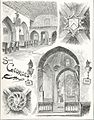 Intérieur de la chapelle Saint-Georges, dessinée par Girrane (1899)