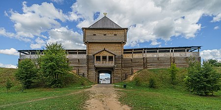 Nachbau der Holzfestung