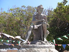 Statue du Pêcheur à Jijel.