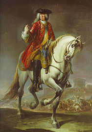 Johann Matthias von der Schulenburg zu Pferd