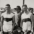 Q481302 Kurt Moeschter links, tijdens de Olympische Spelen in 1928 geboren op 28 maart 1903 overleden op 26 juni 1959