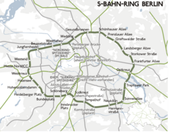 Mapa przebiegu linii kolejowej