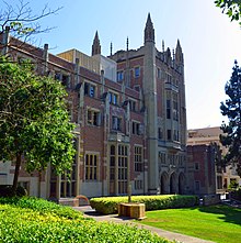 Kerckhoff Hall is home of the Associated Students of the University of California, Los Angeles. Kerckhoff Hall (cropped).JPG