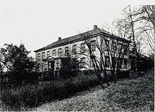 Hovedbygningen på Kjellestad rundt år 1900