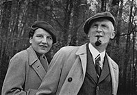 Lída Špačková a SKN v roce 1936.