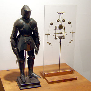 Model of a robot based on drawings by Leonardo...