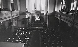 bohoslužby v libereckém evangelickém kostele, 22. září 1946