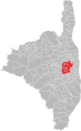 Localisation de Communauté de communes d'Orezza-Ampugnani