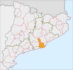 Location of Baix Llobregat