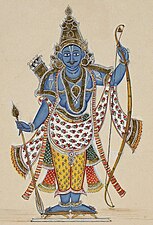 Lord Rama with arrows