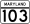 MD Route 103.svg